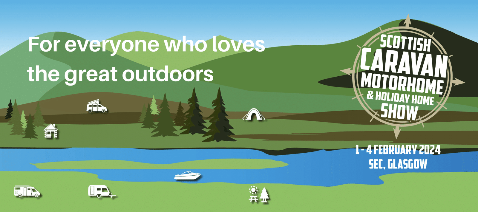 The Scottish Caravan, Motorhome and Holiday Home Show, 1-4 February 2024