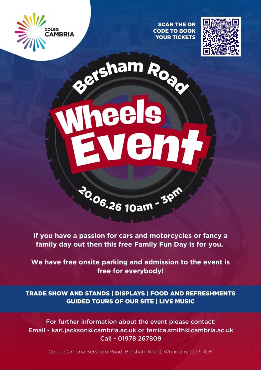 Bersham Wheels Event leaflet